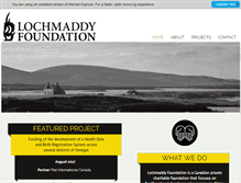 Tablet Screenshot of lochmaddy.org